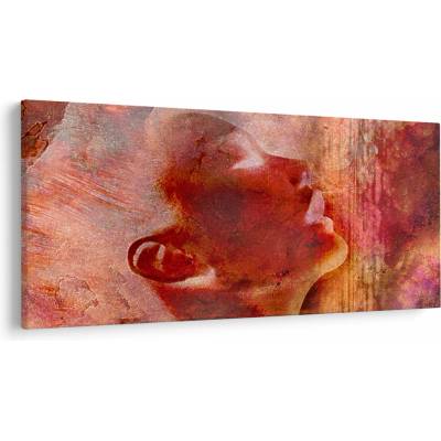 Obraz - Profil ženskej tváre, jednodielne 250x125 cm