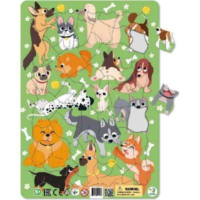 TM Toys rámové Psíci 53 dielov