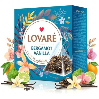Lovaré Čaj Bergamot & Vanilla 15 pyramid