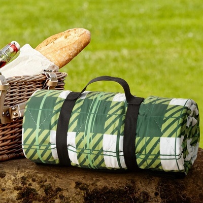 Takoy Pikniková deka s kostkovaným motivem-HF-422846 | 130 x 145 cm