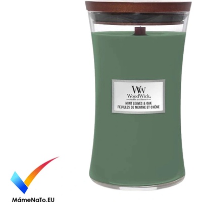 WoodWick Mint Leaves & Oak 609,5 g