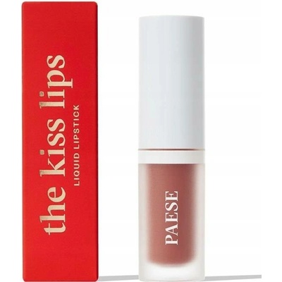 Paese The Kiss Lips Liquid Lipstick matná tekutá rtěnka 01 Nude Beige 3,4 ml