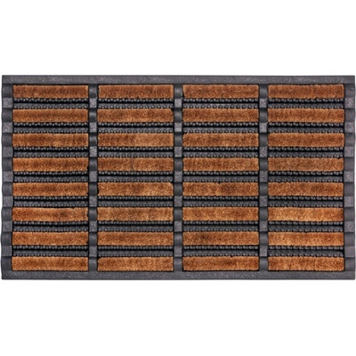 Hanse Home Collection Mix Mats Brushes 105647 Black Cocos hnědá 45x75 cm