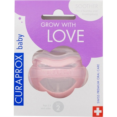 Curaprox Baby Pink dudlík 1 ks
