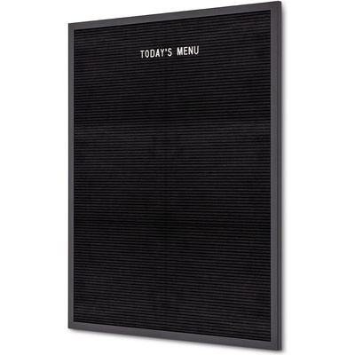 Jansen Display Písmenková tabule černá 60 x 80 cm černý rám, 600 x 800 mm
