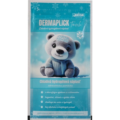 JADOB DERMAPLICK Touch chladivá hydrogélová náplasť 4,5 x 11 cm 2 ks