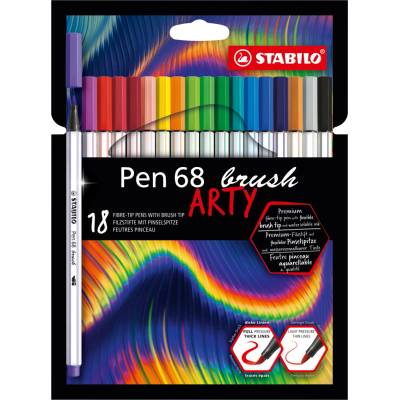 Stabilo 68 Arty Pen brush 18 ks