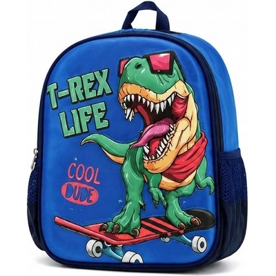 Adar Školský batoh Dinosaurus T Rex Ľahký pre chlapca Nastaviteľné ramenné popruhy