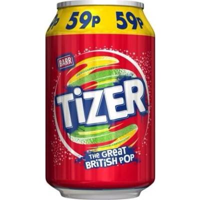 Barr Tizer sycený nápoj s ovocnými příchutěmi 330 ml
