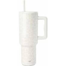 Simple Modern Trek termohrnček s bočnou rukoväťou 1,18 l Cream Leopard