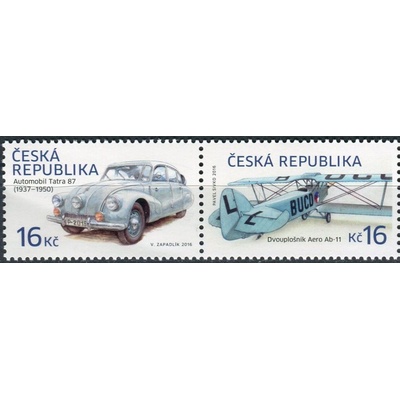 Česká pošta (2016) č. 903 - 904 ** - Česká republika - Historické dopravní prostředky (4)