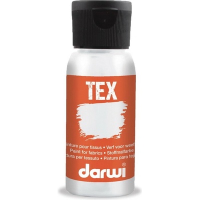 Darwi TEX Farba na textil 100050085 perleťová biela 50 ml