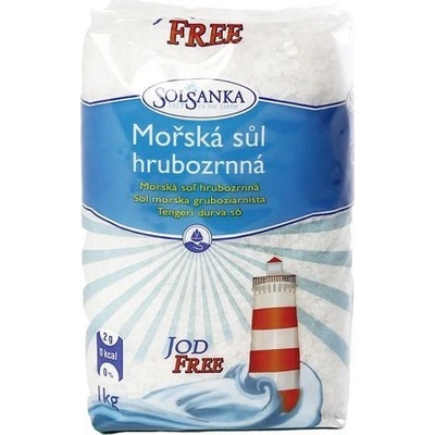 Solsanka Mořská sůl bez jódu 1 kg – Hledejceny.cz