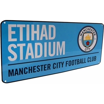 Manchester City FC: Erihad Stadium – ceduľa na stenu