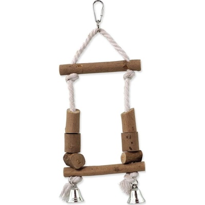 EPIC PET hojdačka drevená s lanom 32 cm
