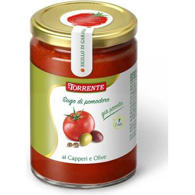 La Torrente Sugo ai Capperi e Olive rajčatová omáčka s kapary a olivami 330 g