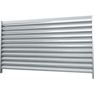 Sada pro výrobu hliníkového plotového pole 2 m x 1,2 m, lamely kosodélník 108x16 mm, bez povrchové úpravy