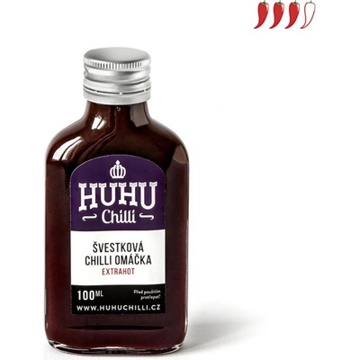 Huhu Chilli Švestková chilli omáčka Extrahot 100 ml