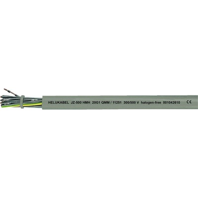 Helu JZ-500 HMH 11204-500 riadiaci kábel 5 G 0.50 mm² 500 m sivá
