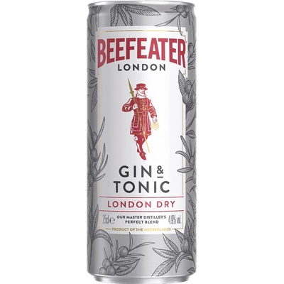 Beefeater T Dry Rtd 4,9% 0,25 L (Plech)