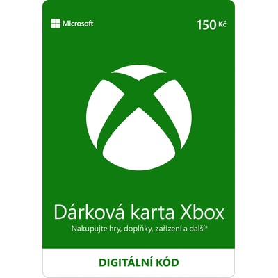 Microsoft Xbox Live dárková karta 150 Kč – Hledejceny.cz