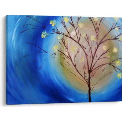 Obraz - Strom zakrývající slunce, jednodílný 70x50 cm