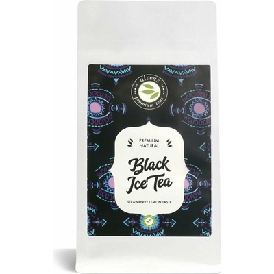 Alveus Premium Black Ice Tea ledový čaj s černým čajem jahodou a citronem 100 g