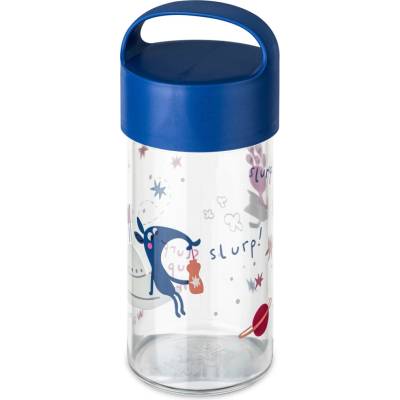 Koziol Buddy Snack detský pohár so snackpotom modrá 500 ml