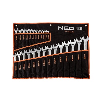 NEO Tools Sada očkoplochých kľúčov 09-754