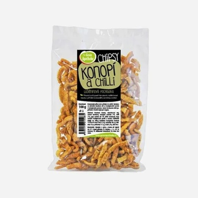 Green Apotheke Chipsy s konopným semínkem a chilli 6 x 100 g