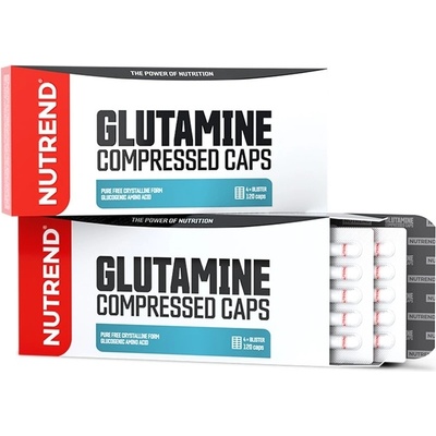 NUTREND GLUTAMINE COMPRESSED CAPS 120 kapslí – Hledejceny.cz