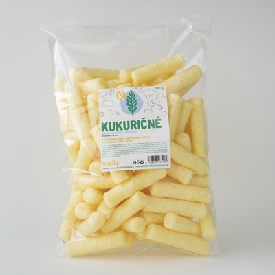 Ravita Kukuričné chrumky jemné nesolené 100 g