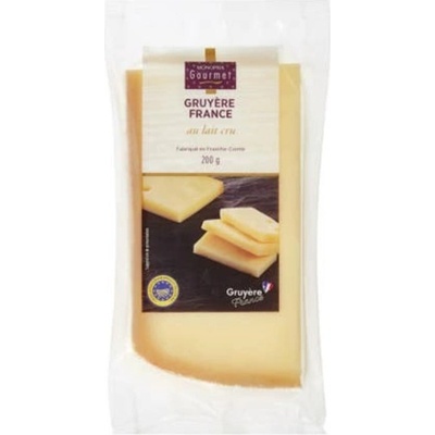 Monoprix Gourmet Sýr Gruyère 200 g
