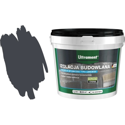 Bitumenová hmota Ultrament černá 5 kg pro stavební izolaci