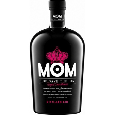 MOM Royal Smoothness gin 39,5% 0,7 l (čistá fľaša)
