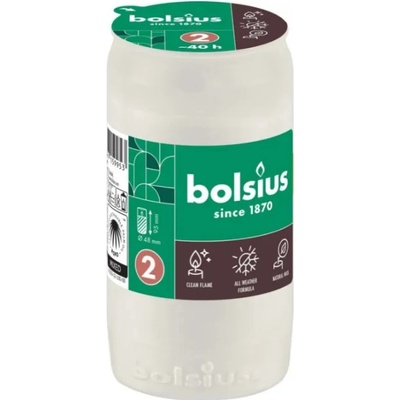 Náplň Bolsius 40h 110g 48x95mm do kahanca biela olej