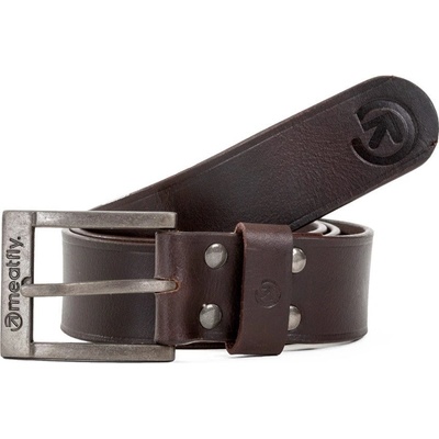 Meatfly pásek Doppler Leather Brown