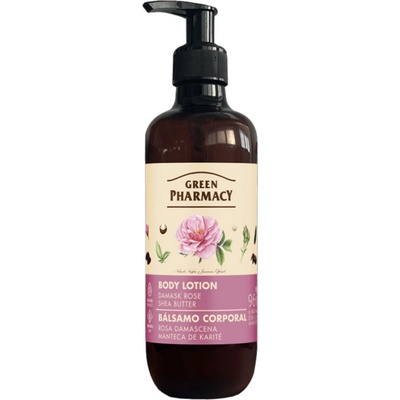 Green Pharmacy Damascénska ruža a bambucké maslo 400 ml