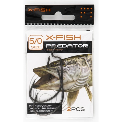 X-Fish Predator Trophy vel. 3/0 3 ks