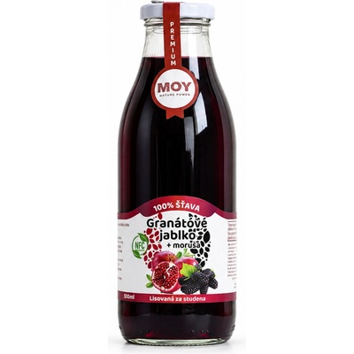 MOY Granátové jablko Moruša 100% šťava 500 ml