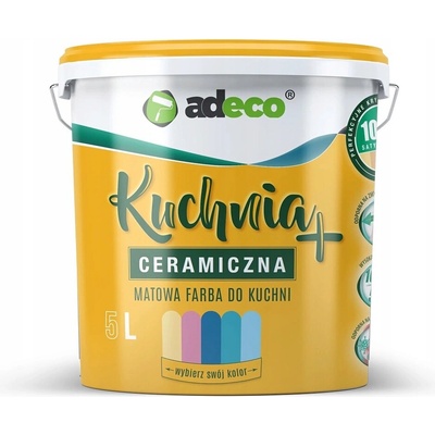 Adeco keramická Barva na stěny 5 l AC1 časově matná