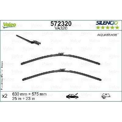 VALEO Stieracia lišta 572320