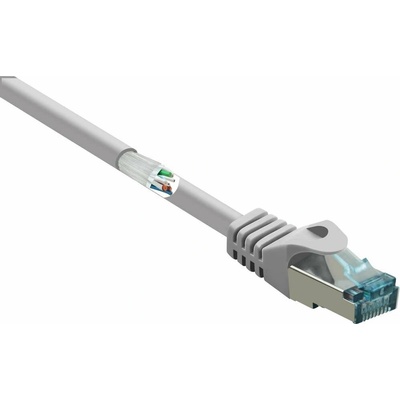 Lindy 47706 RJ45, CAT 6, S/FTP, 5m, šedý