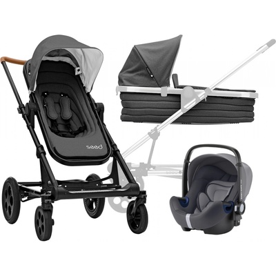 Britax SET Seed Papilio Black Cognac/Dark Grey 2020
