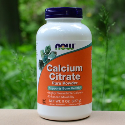Now Calcium Citrate čistý prášok 227 g