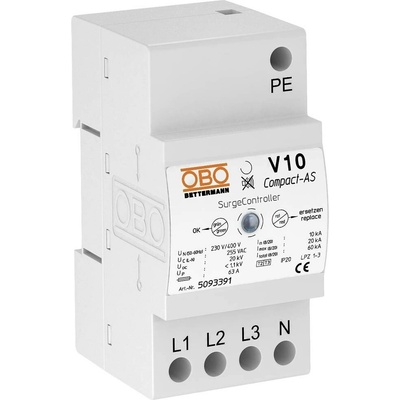 OBO Bettermann 5093391 V10 COMPACT-AS zvodič prepätia 10 kA 1 ks