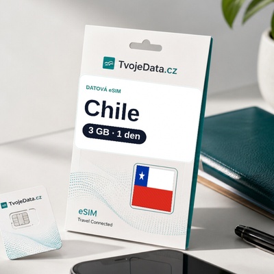 eSIM Chile neomezeně / 1 den