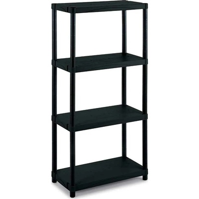 Terry Plastový regál TERRY 3060/4 černá