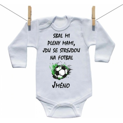 Boodyy Body s dlouhým rukávem Jdu se strejdou na fotbal – Hledejceny.cz