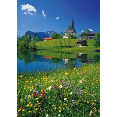 SCHMIDT Inzell Einsiedlhof a kostel sv. Mikuláše 1000 dielov